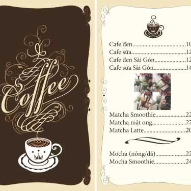 Thực đơn- Real Coffee