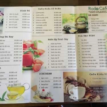 Tổng hợp- Rodo Cafe