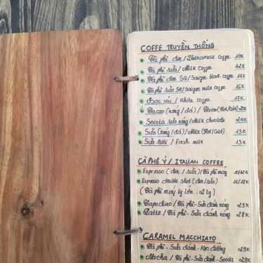 Thực đơn- Sala Cafe