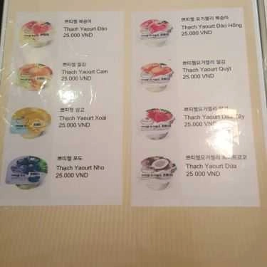 Thực đơn- Nhà Hàng Seoul Restaurant - Bến Nghé