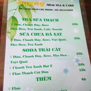 Tổng hợp- Cafe Sunny Milk Tea & Cake