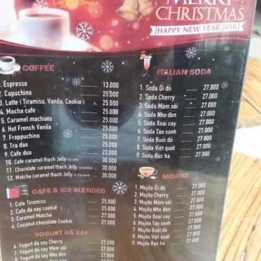 Thực đơn- Sunrise Coffee Corner