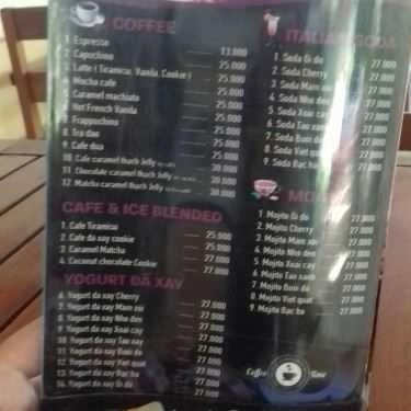 Thực đơn- Sunrise Coffee Corner