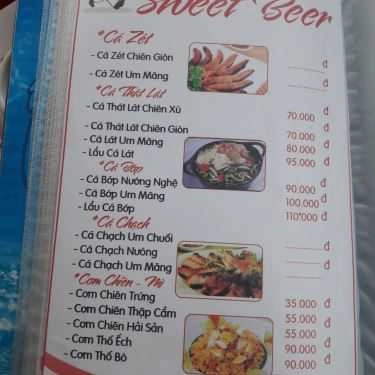 Thực đơn- Nhà Hàng Sweet Beer Restaurant - Các Món Nhậu