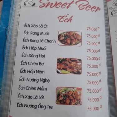 Thực đơn- Nhà Hàng Sweet Beer Restaurant - Các Món Nhậu