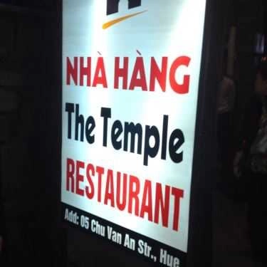 Không gian- Nhà Hàng The Temple Restaurant - Món Huế