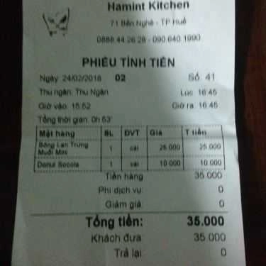 Tổng hợp- Cafe Tiệm Bánh Hamint Kitchen - Bến Nghé