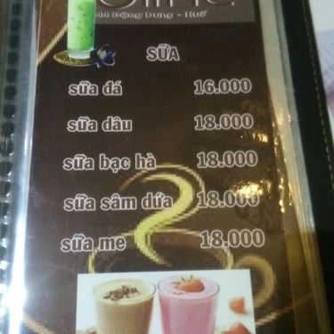 Thực đơn- Time Cafe