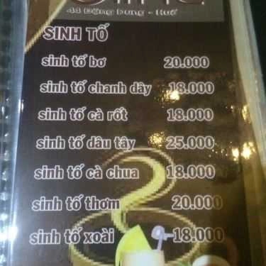 Thực đơn- Time Cafe