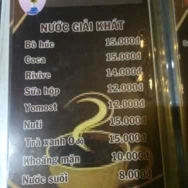 Thực đơn- Time Cafe