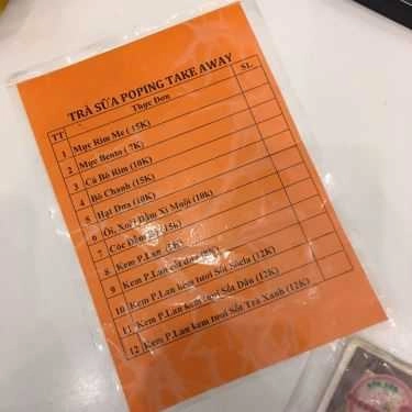Tổng hợp- Cafe Trà Sữa Popping Tea