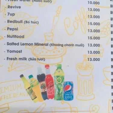 Thực đơn- True Coffee