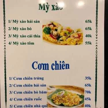Thực đơn- Nhà Hàng TYPHU Cafe & Restaurant