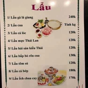 Thực đơn- Nhà Hàng TYPHU Cafe & Restaurant