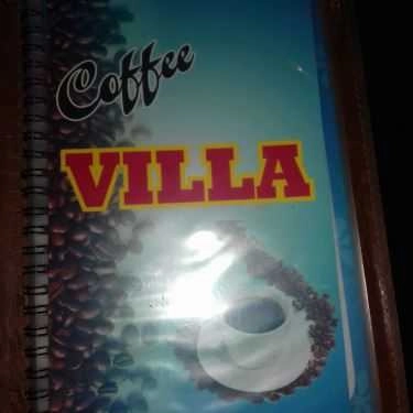 Thực đơn- Villa Cafe