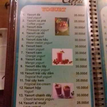 Thực đơn- Villa Cafe