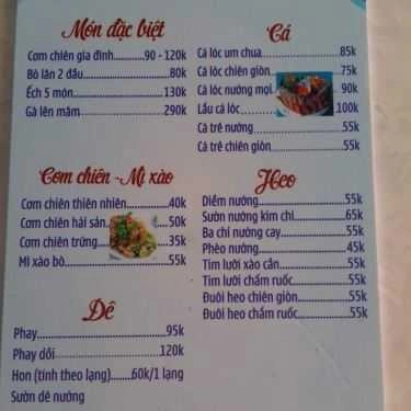 Thực đơn- Quán Nhậu Xỉn Quán - Món Nhậu Hải Sản & Đồng Quê