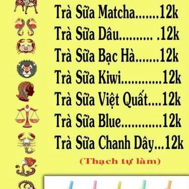 Thực đơn- Zodiac - Coffee Take Away