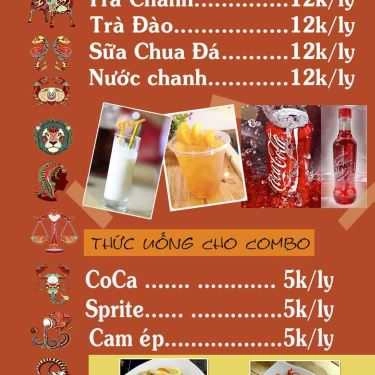 Thực đơn- Zodiac - Coffee Take Away
