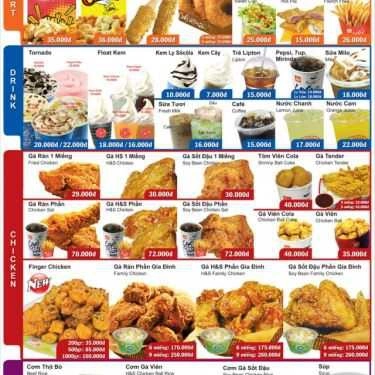 Thực đơn- Nhà Hàng Lotteria - Hùng Vương