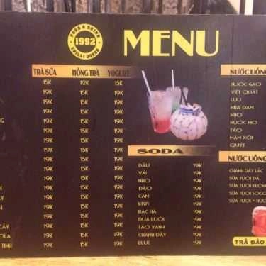 Thực đơn- Quán Ăn 1992 Chilli Queen - Food & Drink - Nam Kỳ Khởi Nghĩa