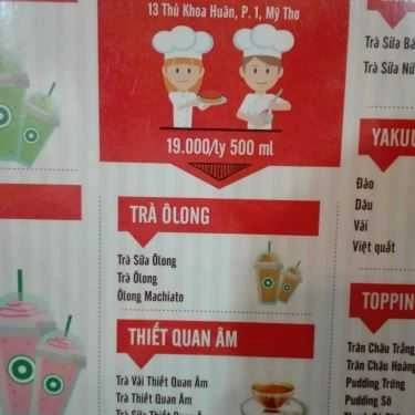 Thực đơn- Quán Ăn Ahihi 1989 - Quán Cơm & Trà Sữa