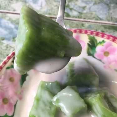 Món ăn- Ăn vặt Bánh Đúc Lá Dứa - Chợ Thạnh Trị