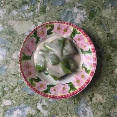 Món ăn- Ăn vặt Bánh Đúc Lá Dứa - Chợ Thạnh Trị