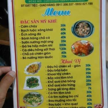 Thực đơn- Quán Nhậu Mỹ Khê - Hải Sản & BBQ