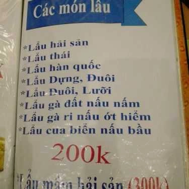 Thực đơn- Quán Ăn Bê Thui Lê Nguyễn