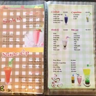 Thực đơn- Cafe Bekute - Trà Sữa & Ăn Vặt