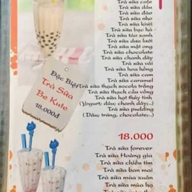 Thực đơn- Cafe Bekute - Trà Sữa & Ăn Vặt