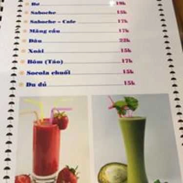 Thực đơn- Cafe Bill Cakes & Drinks
