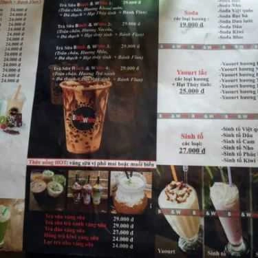 Thực đơn- Black & White Coffee