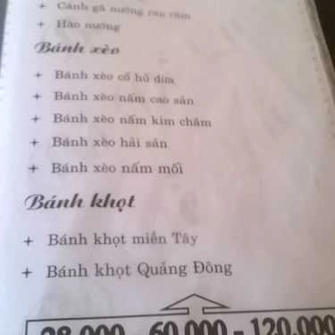 Thực đơn- Quán Ăn Bồ Đề Quán - Ẩm Thực Chay