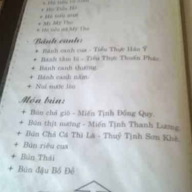 Thực đơn- Quán Ăn Bồ Đề Quán - Ẩm Thực Chay