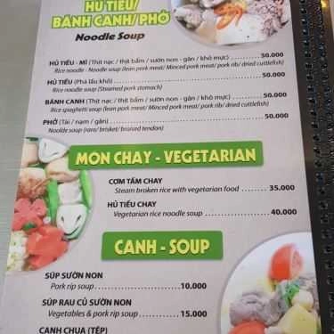 Thực đơn- Quán Ăn Cơm Tấm Kiều Giang
