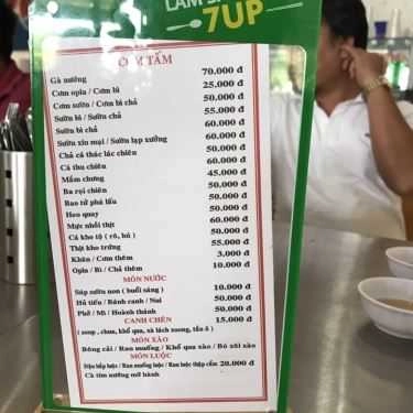 Thực đơn- Quán Ăn Cơm Tấm Kiều Giang