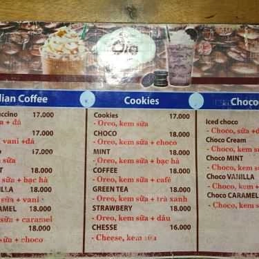 Thực đơn- Dio Coffee