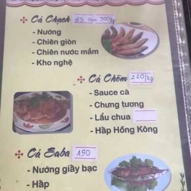 Thực đơn- Nhà Hàng Đồng Nam - Quán Ăn Sân Vườn