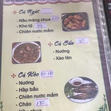 Thực đơn- Nhà Hàng Đồng Nam - Quán Ăn Sân Vườn