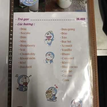 Thực đơn- Cafe Doraemon - Trà Sữa, Mì Cay & Ăn Vặt