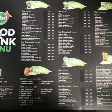 Thực đơn- Effoc Cafe - Nam Kỳ Khởi Nghĩa