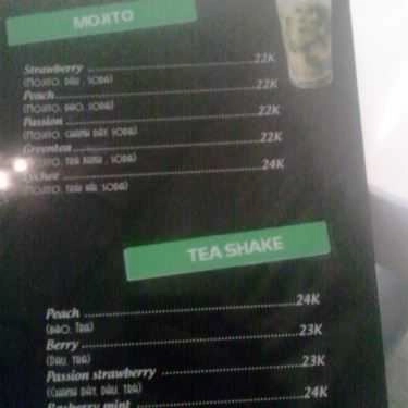 Thực đơn- Cafe Gusto - Kem Gelato
