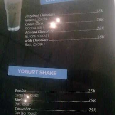 Thực đơn- Cafe Gusto - Kem Gelato