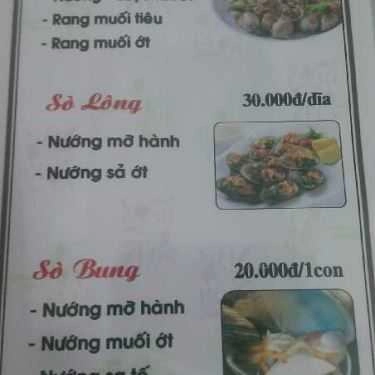 Thực đơn- Quán Ăn Hải Sản Hoàng Thành - Tết Mậu Thân