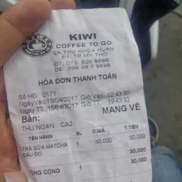 Tổng hợp- Kiwi Cafe - Thủ Khoa Huân