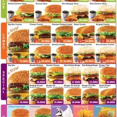 Tổng hợp- Nhà Hàng Lotteria - Hùng Vương