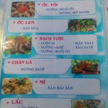 Thực đơn- Quán Ăn Ốc Thắm