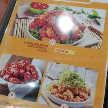 Thực đơn- Nhà Hàng Papas' Chicken & Pizza